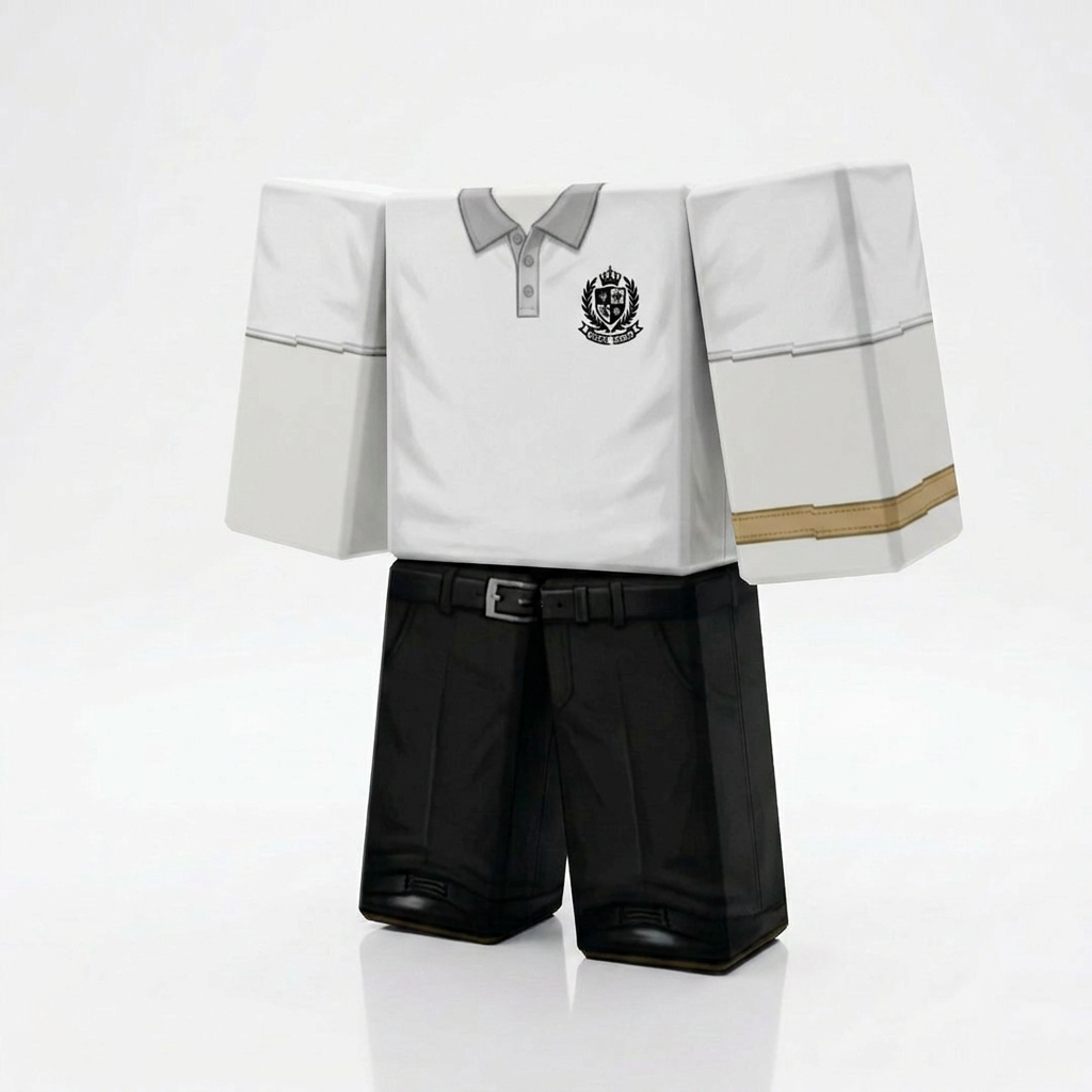 Billionaire Golfer Roblox Outfit – Luxury Golf Avatar Costume & Shirt Template - View 1