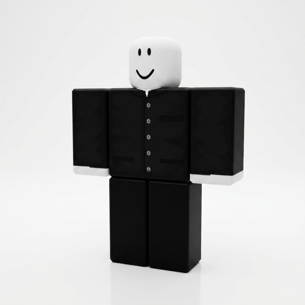 Japanese Student Roblox Outfit – School Uniform Avatar Costume & Shirt Template - View 1