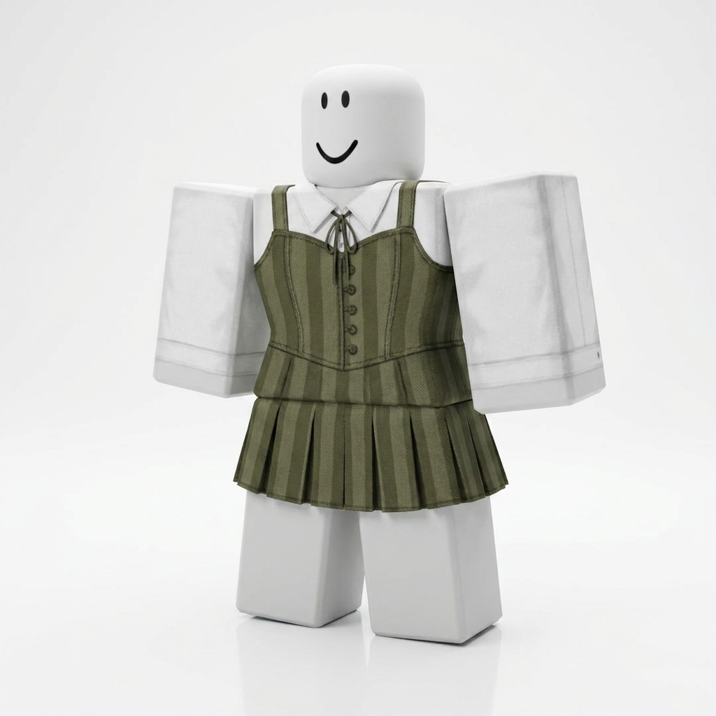 Cottagecore Roblox Outfit – Grow a Garden Avatar Costume & Shirt Template - View 1
