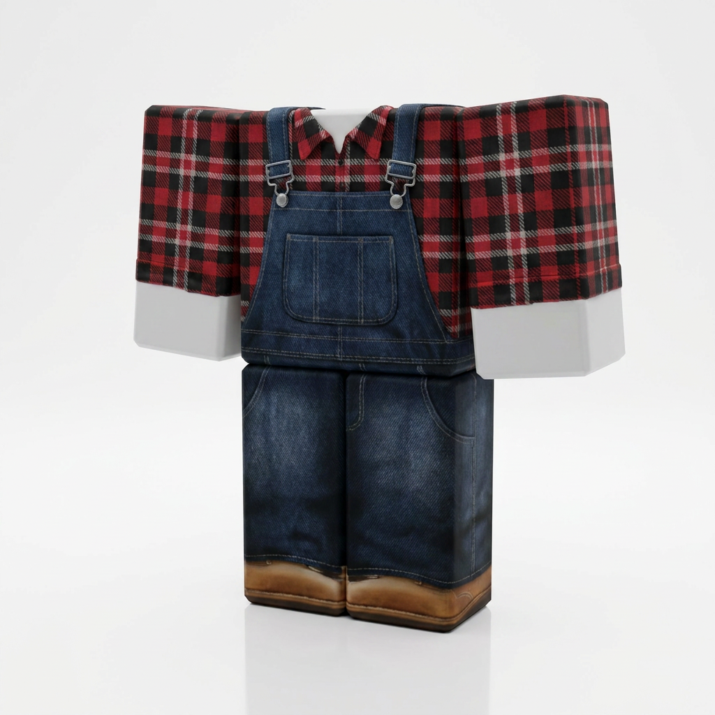 Master Farmer Roblox Outfit – Grow a Garden Avatar Costume & Shirt Template - View 1